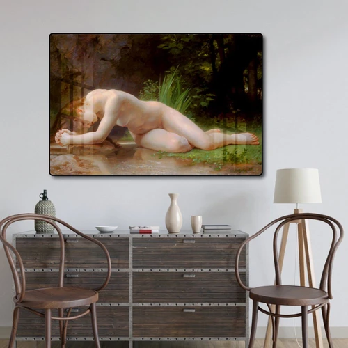 Tranh treo tường sơn dầu thiếu nữ khỏa thân 39