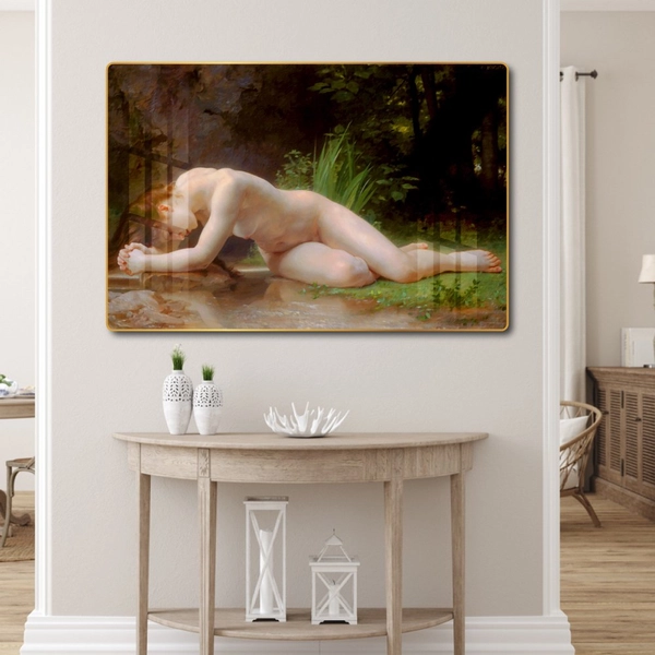 Tranh treo tường sơn dầu thiếu nữ khỏa thân 39