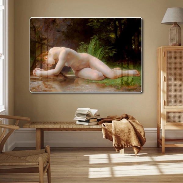 Tranh treo tường sơn dầu thiếu nữ khỏa thân 39