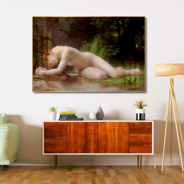 Tranh treo tường sơn dầu thiếu nữ khỏa thân 39