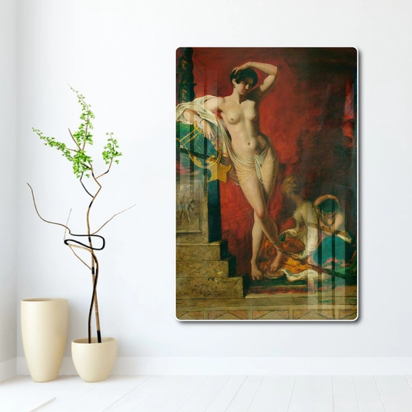 Tranh treo tường sơn dầu thiếu nữ khỏa thân 41