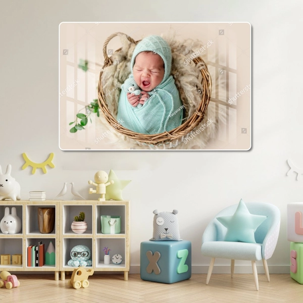 Tranh treo tường em bé ngủ đáng yêu