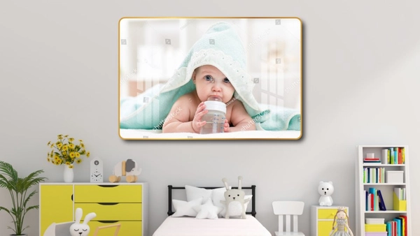 Tranh treo tường em bé đáng yêu dể thương