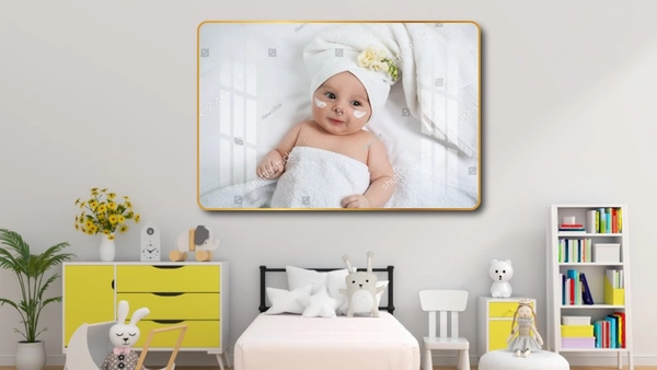 Tranh treo tường em bé đáng yêu dể thương