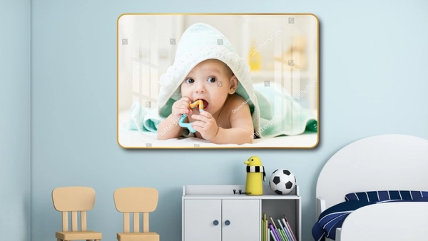 Tranh treo tường em bé đáng yêu dể thương