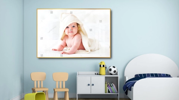 Tranh treo tường em bé đáng yêu dể thương