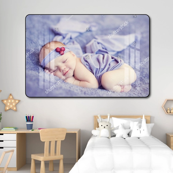 Tranh treo tường em bé ngủ đáng yêu