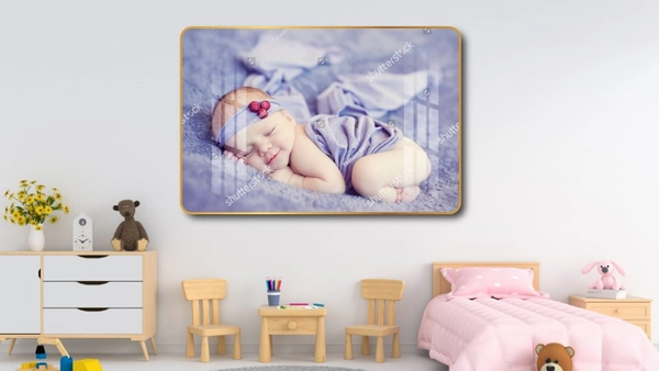 Tranh treo tường em bé ngủ đáng yêu
