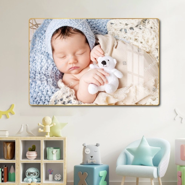 Tranh treo tường em bé ngủ đáng yêu