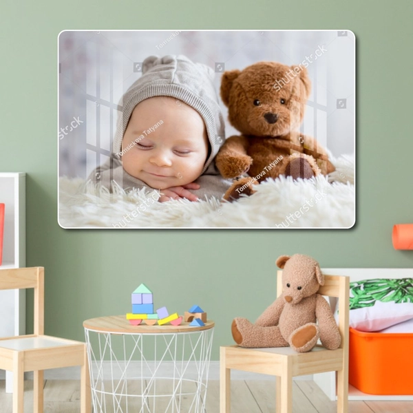 Tranh treo tường em bé ngủ đáng yêu