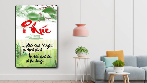 Tranh thư pháp chữ Phúc