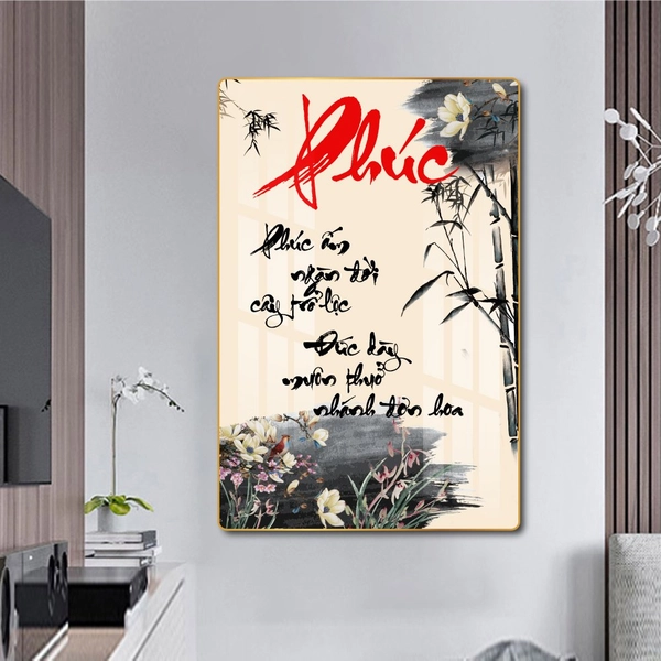 Tranh thư pháp chữ Phúc