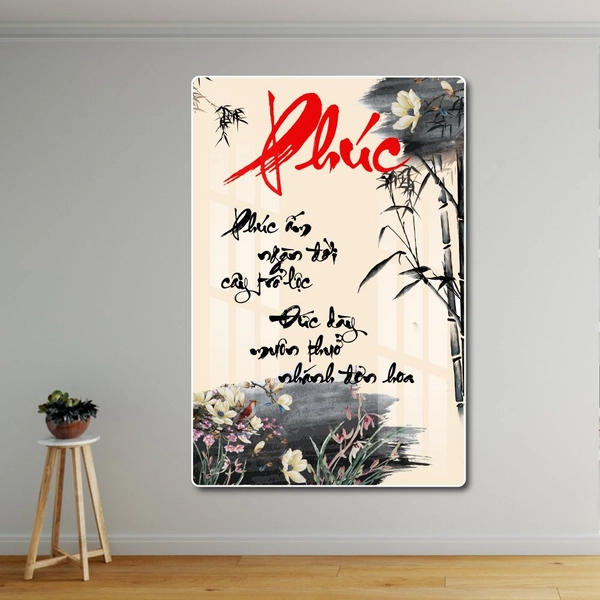 Tranh thư pháp chữ Phúc