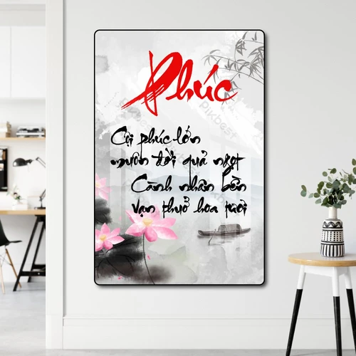 Tranh thư pháp chữ Phúc