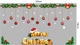 Decal dán tường Combo Merry christmas và dây treo quả cầu Noel