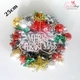 Vòng Nguyệt Quế Trang Trí Noel Kèm Chữ Merry Christmas 23 - 25cm