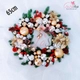 Vòng nguyệt quế sắc màu size 65cm trang trí noel