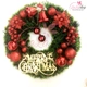 Vòng nguyệt quế đỏ trang trí noel
