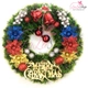 Vòng nguyệt quế ngũ sắc trang trí noel