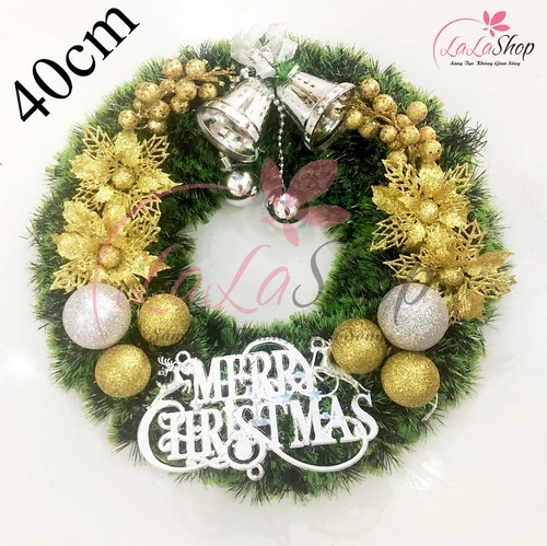 Vòng nguyệt quế trang trí hoa vàng