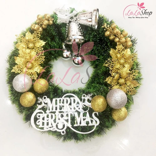 Vòng nguyệt quế trang trí hoa vàng