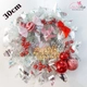 Vòng Nguyệt Quế Trang Trí Noel Kèm Chữ Merry Christmas vàng 22 - 30cm