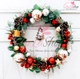 Vòng nguyệt quế trang trí noel kèm chữ Merry Christmas 20 - 35cm