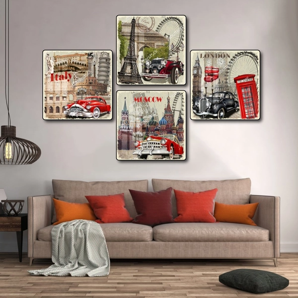 Tranh Vintage Phong Cảnh Châu Âu