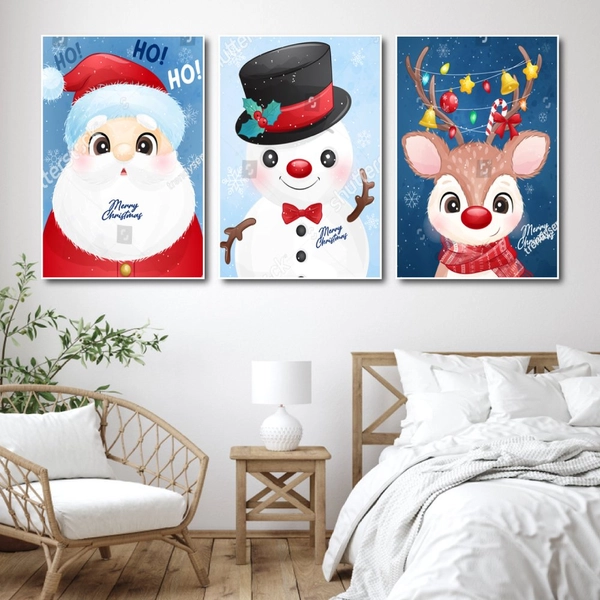 Tranh treo tường trang trí giáng sinh