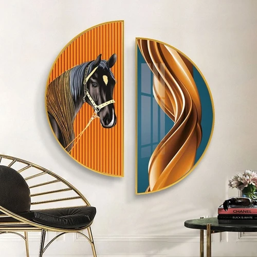 Tranh Bán Nguyệt Nghệ Thuật Tuấn Mã 2