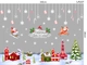 Combo Decal Trang Trí Noel Thành Phố Giáng Sinh Vui Nhộn