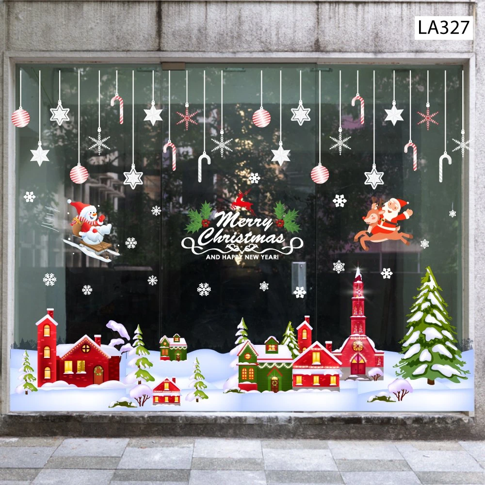 Combo Decal Trang Trí Noel Giáng Sinh Vui Nhộn Mẫu 2