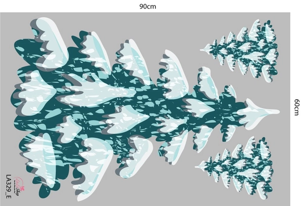 Combo Decal Trang Trí Noel Mùa Giáng Sinh An Lành
