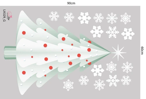 Combo Decal Trang Trí Noel Mùa Giáng Sinh An Lành