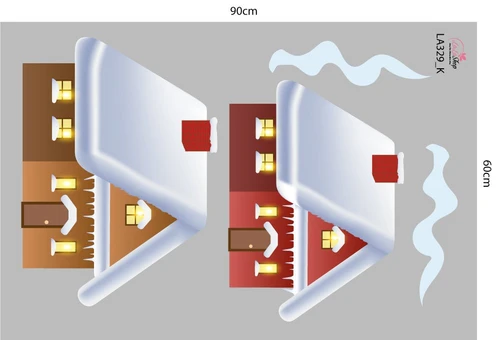 Combo Decal Trang Trí Noel Mùa Giáng Sinh An Lành