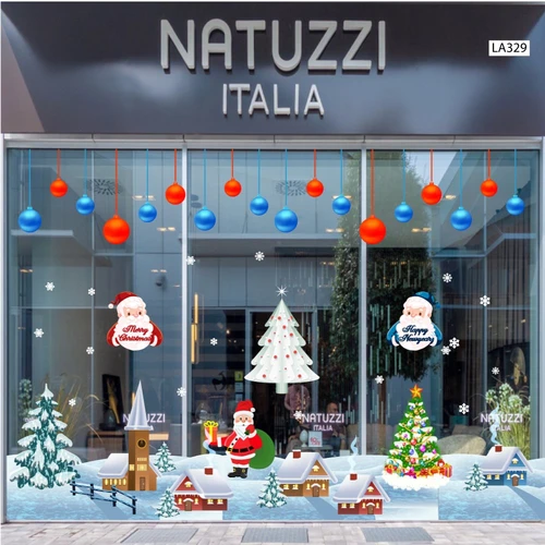 Combo Decal Trang Trí Noel Mùa Giáng Sinh An Lành