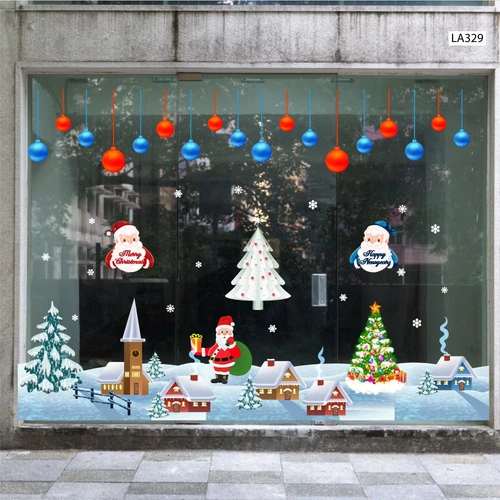 Combo Decal Trang Trí Noel Mùa Giáng Sinh An Lành