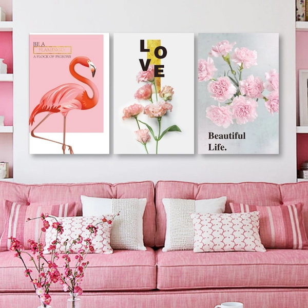 Tranh Treo Tường Hồng Hạc Nghệ Thuật