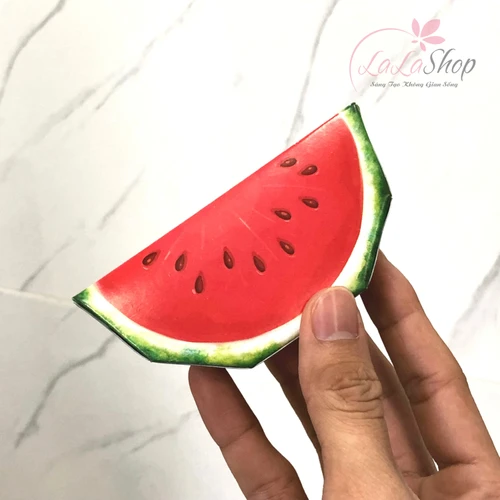 Miếng Dưa Hấu Đỏ Trang Trí Tết 1