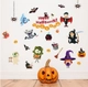 Combo Decal 2 Mặt Halloween Những Quả Bí Ngô Và Phù Thủy