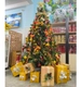 Cây thông Noel màu xanh 2m1 full phụ kiện trang trí