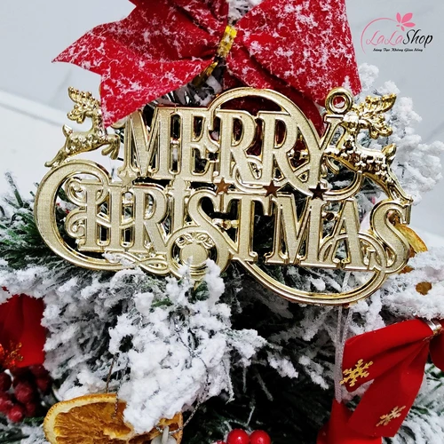 Đồ Trang Trí Noel bộ 10 chữ Merry Christmas