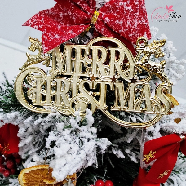Đồ Trang Trí Noel bộ 10 chữ Merry Christmas