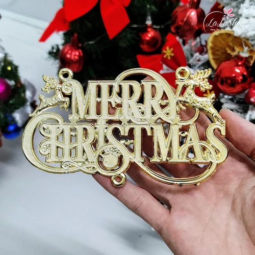 Đồ Trang Trí Noel bộ 10 chữ Merry Christmas