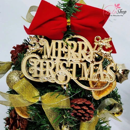 Đồ Trang Trí Noel bộ 10 chữ Merry Christmas