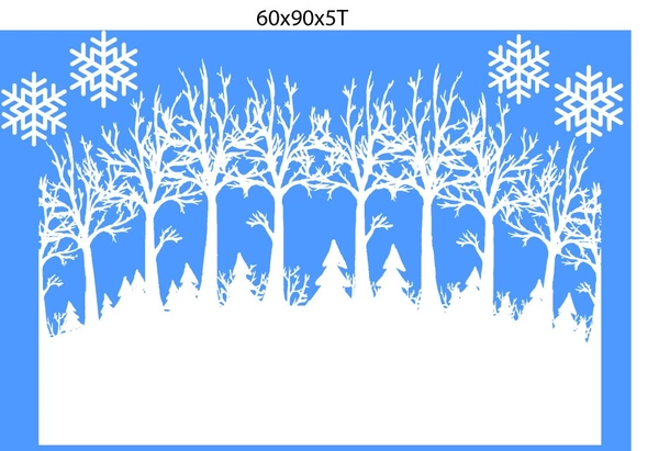 Decal trang trí noel combo tuần lộc may mắn