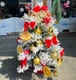 Cây Thông Mini Phủ Tuyết Trang Trí Noel 45cm Sắc Vàng Mẫu 12