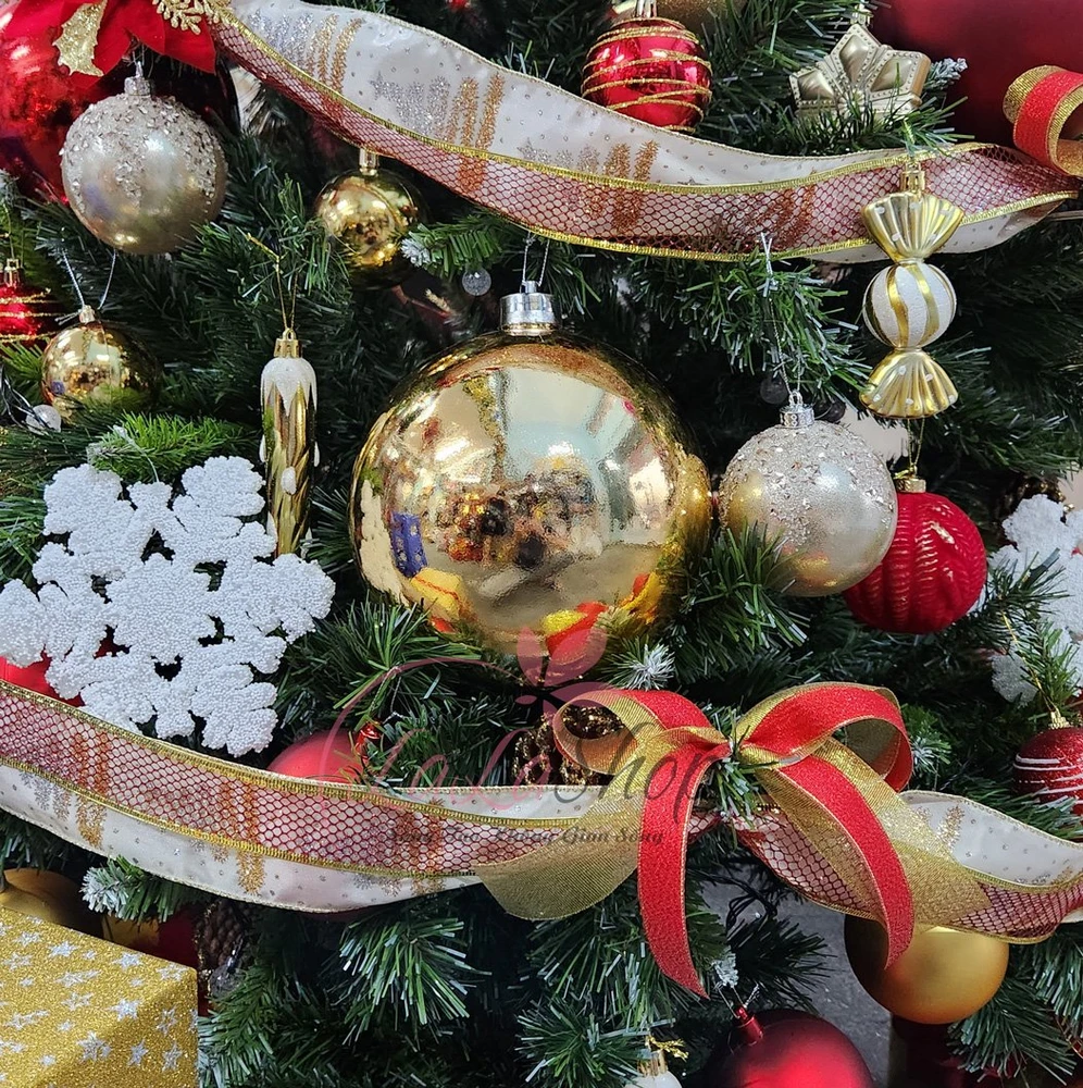Châu Bóng 16cm Trang Trí Cây Thông Noel