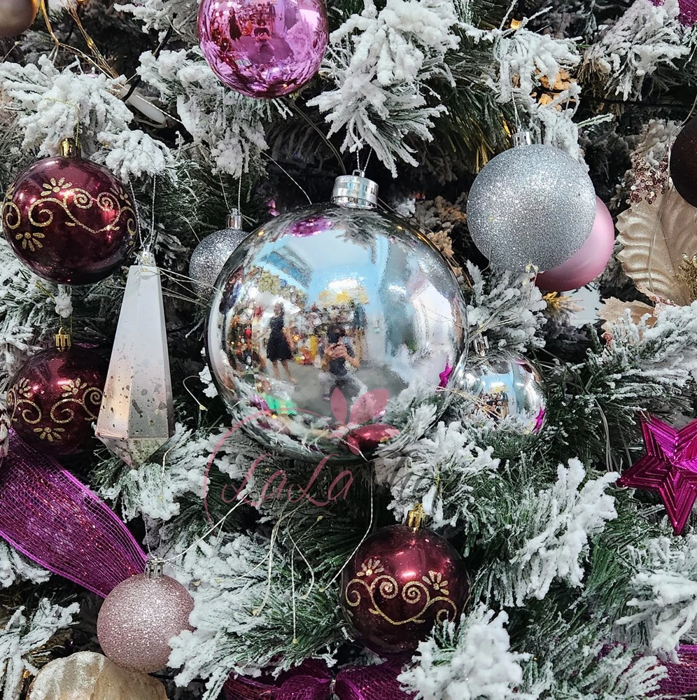 Châu Bóng 16cm Trang Trí Cây Thông Noel