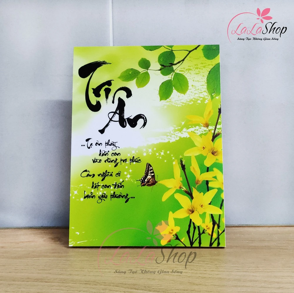 Tranh để bàn tri ân thầy cô 20/11 quà tặng ý nghĩa mẫu 2